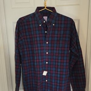 Brooks Brothers Multicolor Plaid Button Down Shirt